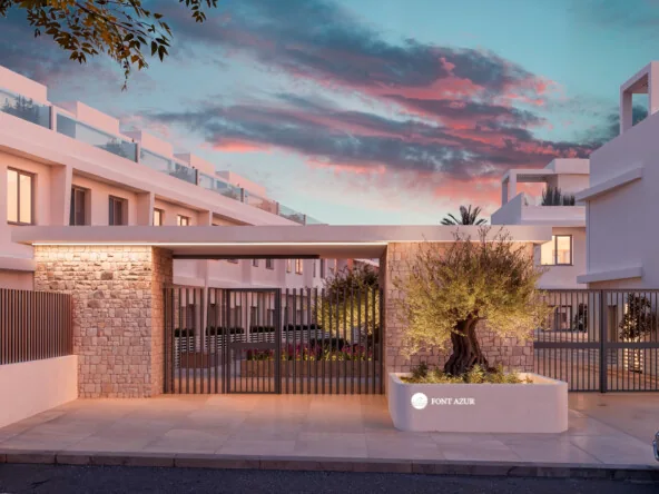 Acceso al residencial en horario nocturno