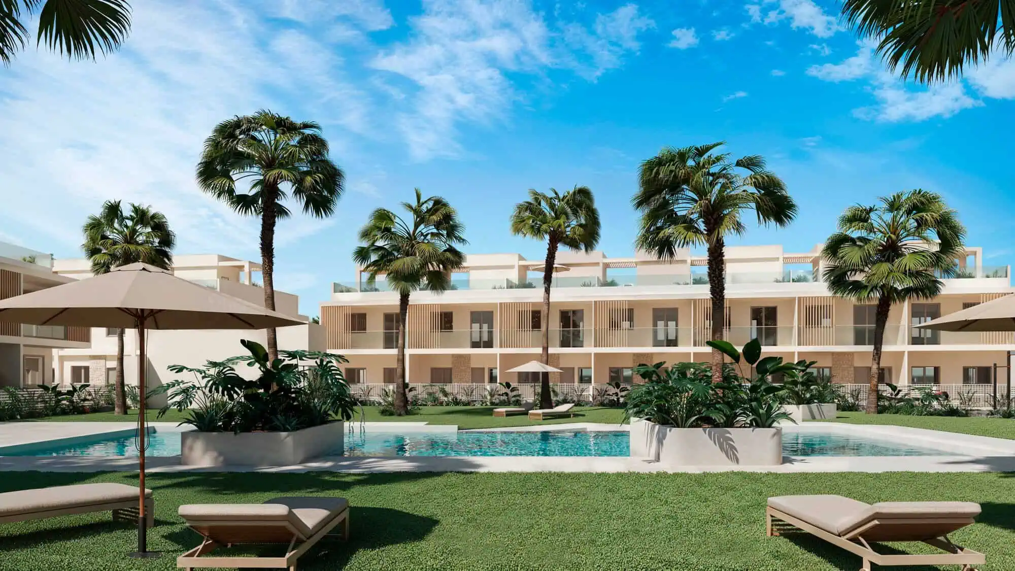 Terrazas con vistas al residencial